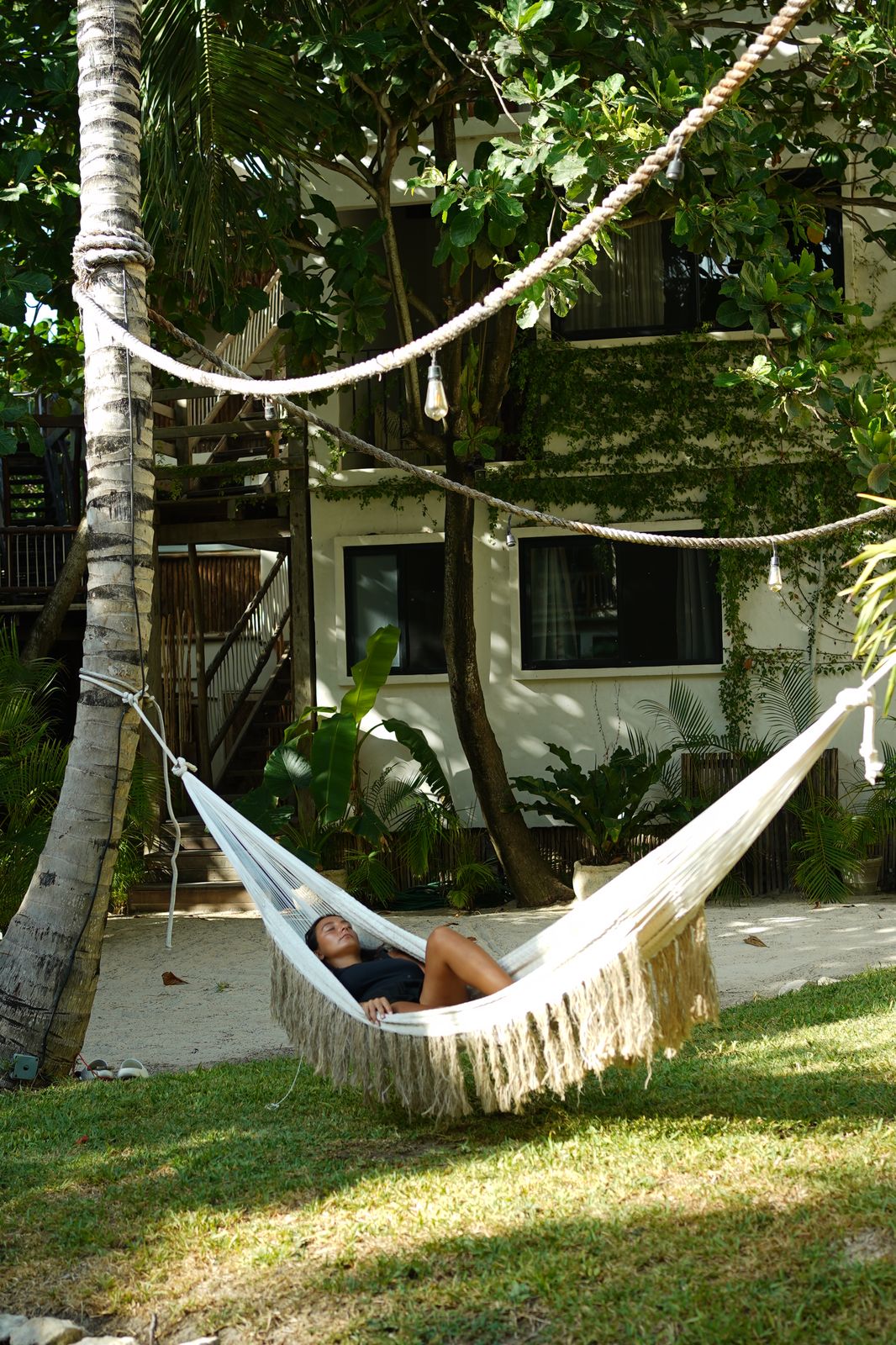 Hammock in the garden